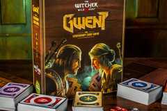 Gwent The Legendary Card Game promo shot showing various decks and more.